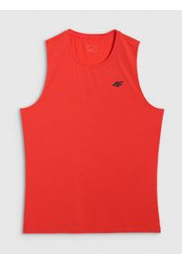 4f - 4F Tank top treningowy szybkoschnący męski - czerwony L. Kolor: czerwony