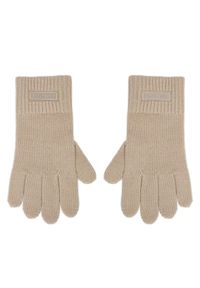 Rękawiczki Calvin Klein. Kolor: beżowy #1