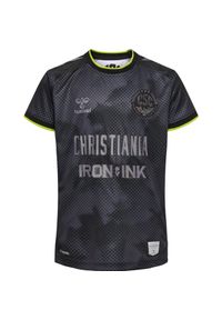 Hummel - Koszulka wyjazdowa dla dzieci FC Kopenhaga 2022/23. Kolor: wielokolorowy, szary, czarny. Sport: piłka nożna #1