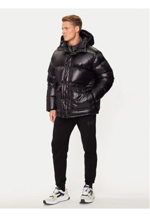 EA7 Emporio Armani Kurtka puchowa 6DPB31 PN2MZ 1200 Czarny Regular Fit. Kolor: czarny. Materiał: syntetyk