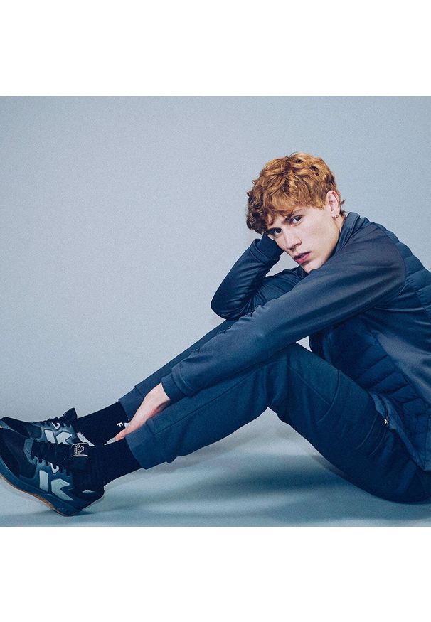 Spodnie do biegania Kappa Gargo. Kolor: szary. Sport: bieganie