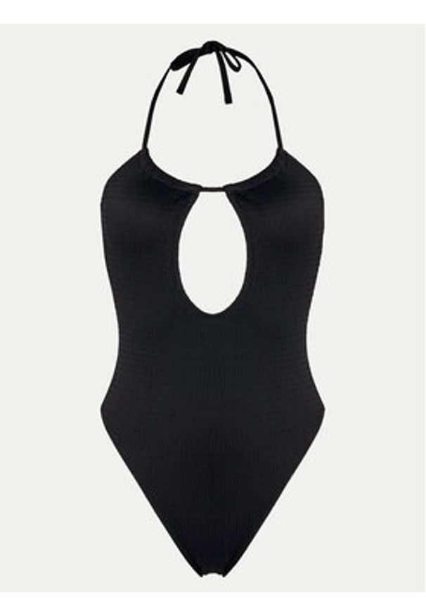 Calvin Klein Swimwear Strój kąpielowy KW0KW02725 Czarny. Kolor: czarny. Materiał: syntetyk