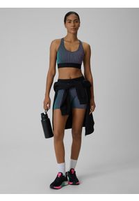 4f - 4F Biustonosz treningowy z niskim wsparciem damski - multikolor XL. Kolor: wielokolorowy. Materiał: materiał, guma. Sport: joga i pilates, fitness #2