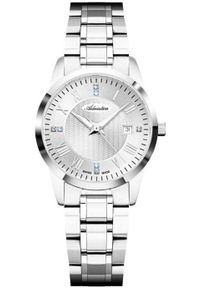 Zegarek damski Adriatica A3837.5163Q CYRKONIE srebrny. Kolor: srebrny #1