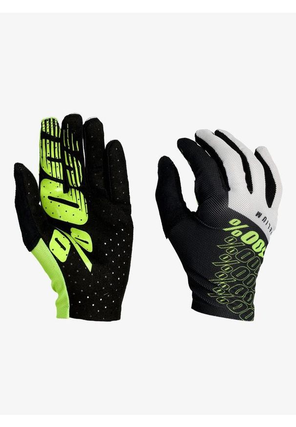 Rękawiczki MTB męskie 100% Celium. Kolor: żółty