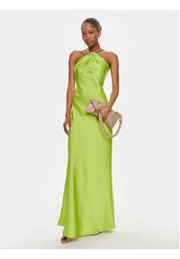 Rinascimento Sukienka wieczorowa CFC0117926003 Zielony Regular Fit. Kolor: zielony. Materiał: syntetyk. Styl: wizytowy