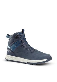 quechua - Buty turystyczne dla dzieci Quechua SH500 Warm wodoodporne. Zapięcie: sznurówki. Kolor: niebieski. Szerokość cholewki: normalna. Sezon: zima. Sport: turystyka piesza #1