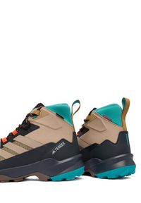 Adidas - adidas Trekkingi Terrex Skychaser AX5 Mid GORE-TEX CLIMAWARM+ JH7805 Brązowy. Kolor: brązowy. Materiał: materiał. Technologia: ClimaWarm (Adidas). Model: Adidas Terrex. Sport: turystyka piesza #4