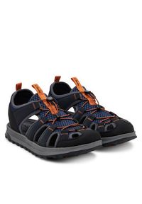 Clarks Sandały ATL Trek Wave 26181516 Granatowy. Kolor: niebieski. Materiał: materiał #6