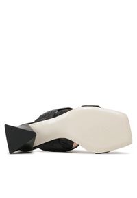 Pollini Sandały SA16377C1GTE0000 Czarny. Kolor: czarny. Materiał: skóra #4