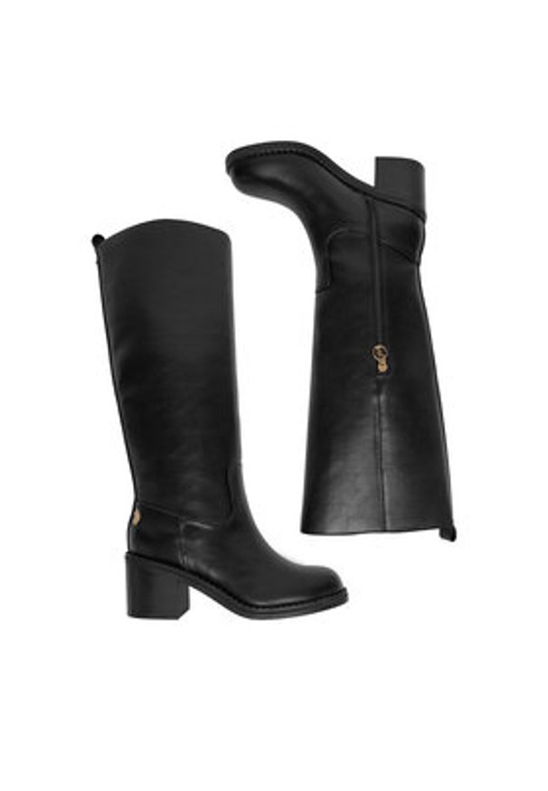 U.S. Polo Assn. Kozaki EO-SABINA002W/EY1 Czarny. Kolor: czarny. Materiał: skóra