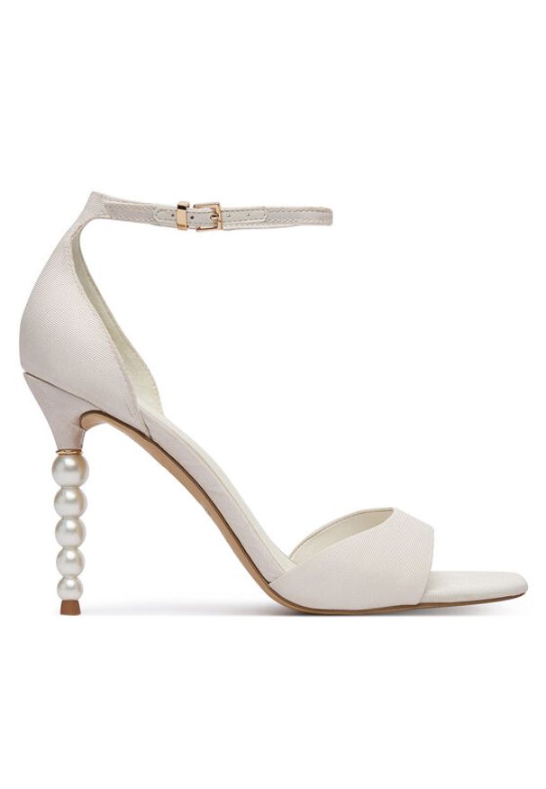Aldo Sandały Pearletta 14298299 Biały. Kolor: biały. Materiał: materiał