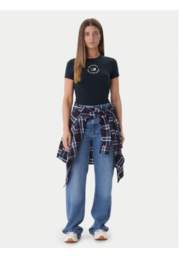 Tommy Jeans Komplet t-shirtów DW0DW23004 Kolorowy Slim Fit. Materiał: bawełna. Wzór: kolorowy