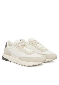 Calvin Klein Sneakersy City Runner Laceup Ny Mix HM0HM02144 Beżowy. Kolor: beżowy. Materiał: zamsz, skóra #6