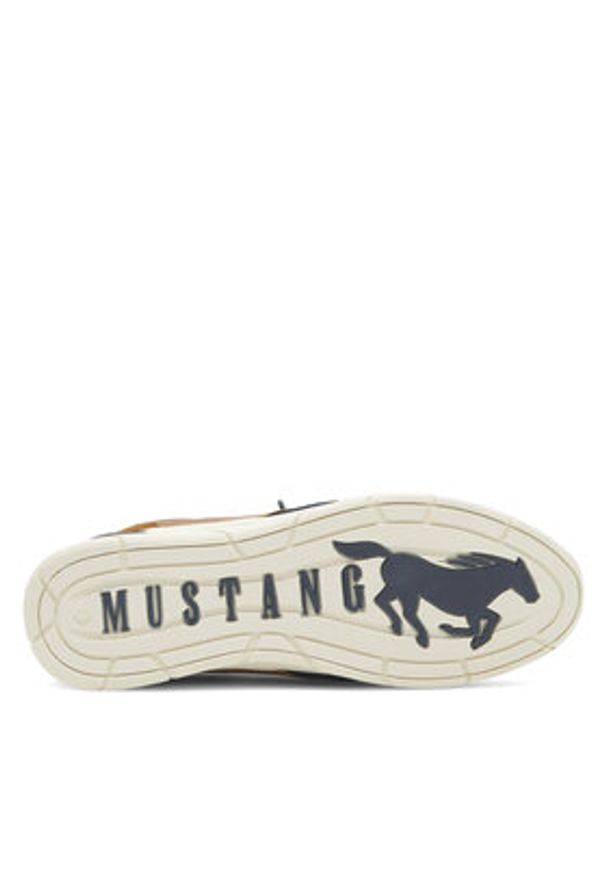 Mustang Półbuty 4138-312 Granatowy. Kolor: niebieski. Materiał: materiał