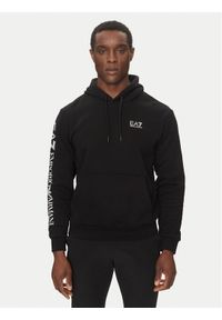 EA7 Emporio Armani Bluza 7M000570 AF10377 MC001 Czarny Regular Fit. Kolor: czarny. Materiał: bawełna #1