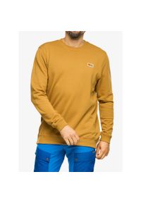 Fjällräven - Bluza bawełniana męska Fjallraven Vardag Sweater. Kolor: brązowy. Materiał: bawełna #1