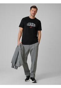 4f - 4F Spodnie dresowe męskie - szare XL. Kolor: szary. Materiał: dresówka #1