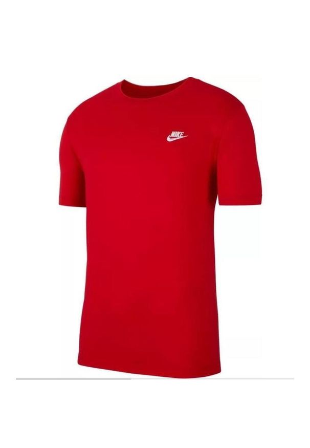 Koszulka Nike Sportswear Club 657 university red. Kolor: czerwony. Sport: skateboard