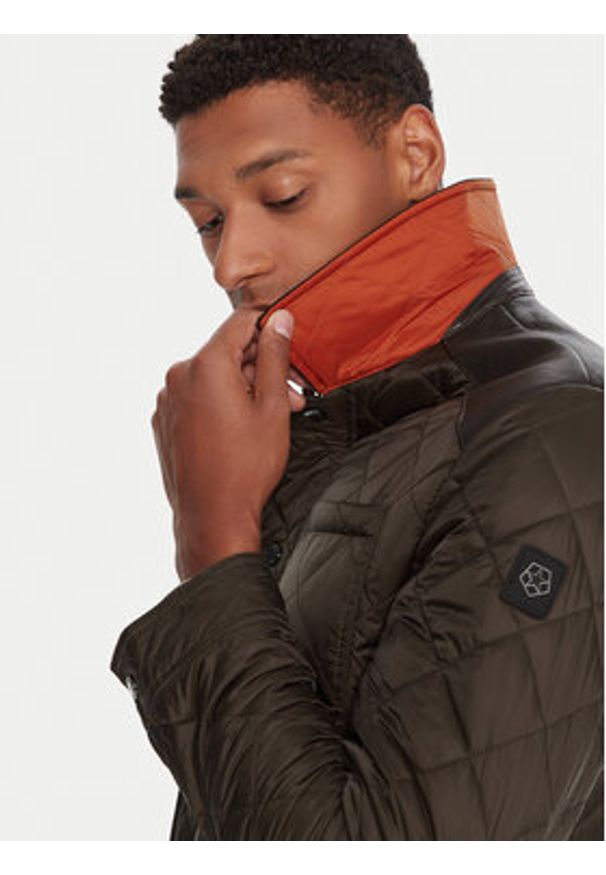 Milestone Kurtka przejściowa MSSantos 530400 60655 Khaki Regular Fit. Kolor: brązowy. Materiał: syntetyk