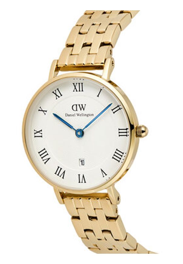 Daniel Wellington Zegarek Petite Roman Numerals DW00100857 Złoty. Kolor: złoty