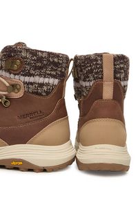 Merrell Śniegowce Siren 4 Thermo Mid Zip Waterproof J038764 Brązowy. Kolor: brązowy. Materiał: zamsz, skóra #2