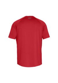 Under Armour - T-shirt Męski Tech 2.0. Kolor: czerwony. Sport: turystyka piesza