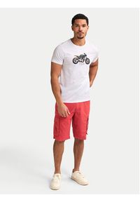 Petrol Industries T-Shirt M-1050-TSR671 Biały Regular Fit. Kolor: biały. Materiał: bawełna #7