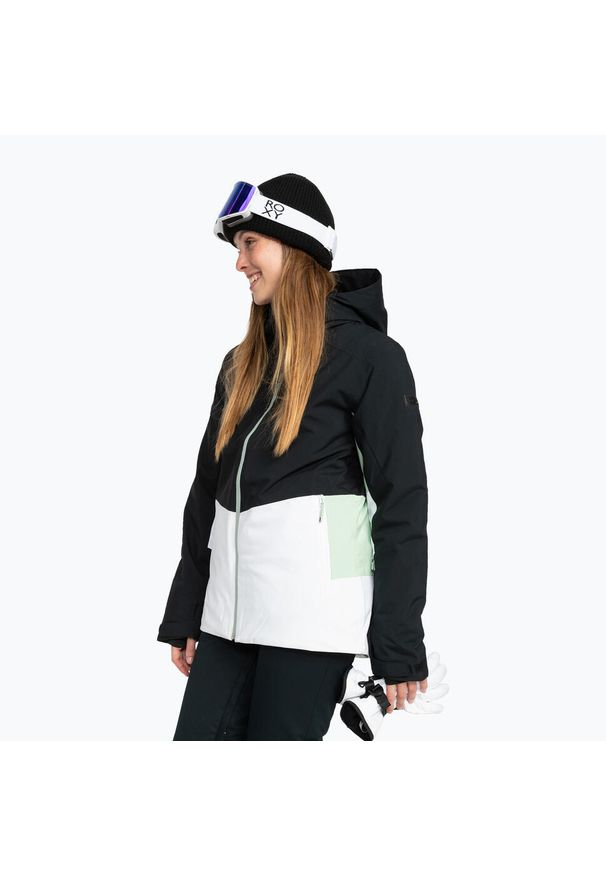Roxy - Kurtka snowboardowa damska ROXY Peakside. Kolor: czarny. Sport: snowboard