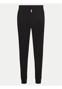 Deha Spodnie dresowe A00338 Czarny Regular Fit. Kolor: czarny. Materiał: bawełna