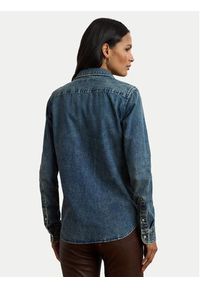 Lauren Ralph Lauren - LAUREN RALPH LAUREN Koszula jeansowa 200971084001 Niebieski Classic Fit. Kolor: niebieski. Materiał: bawełna