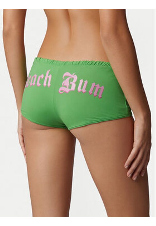 Roxy Dół od bikini Cheeky ziERJX405258 Zielony. Kolor: zielony. Materiał: syntetyk