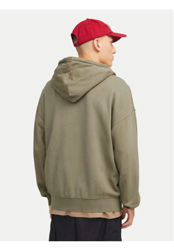 Jack & Jones - Jack&Jones Bluza Charge 12270279 Beżowy Loose Fit. Kolor: beżowy. Materiał: bawełna