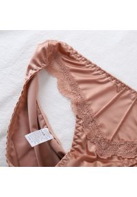 Intica - Figi damskie z koronką eleganckie i wygodne Shakuntala. Kolor: czarny. Materiał: koronka. Wzór: koronka #4