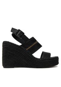 Replay - REPLAY Espadryle GWP4G.000.C0025T Czarny. Kolor: czarny. Materiał: materiał