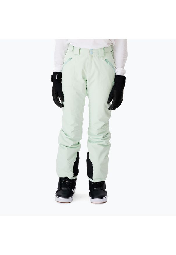 Spodnie snowboardowe damskie Rip Curl Rider. Kolor: zielony. Sezon: zima. Sport: snowboard