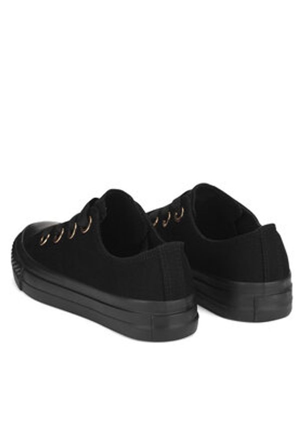 Jenny Fairy Trampki WFA2915-1 Czarny. Kolor: czarny. Materiał: materiał