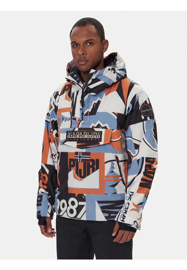 Napapijri Kurtka anorak Rf Next NP0A88T8 Kolorowy Regular Fit. Materiał: syntetyk. Wzór: kolorowy