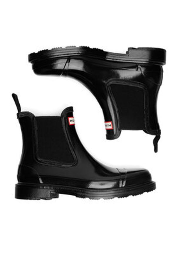 Hunter Kalosze WFS1018RGL Czarny. Kolor: czarny. Materiał: syntetyk, kauczuk