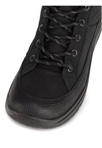 Rieker Trzewiki L7742-00 Czarny. Kolor: czarny. Materiał: materiał #7