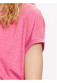 ICHI T-Shirt 20109945 Różowy Regular Fit. Kolor: różowy #6