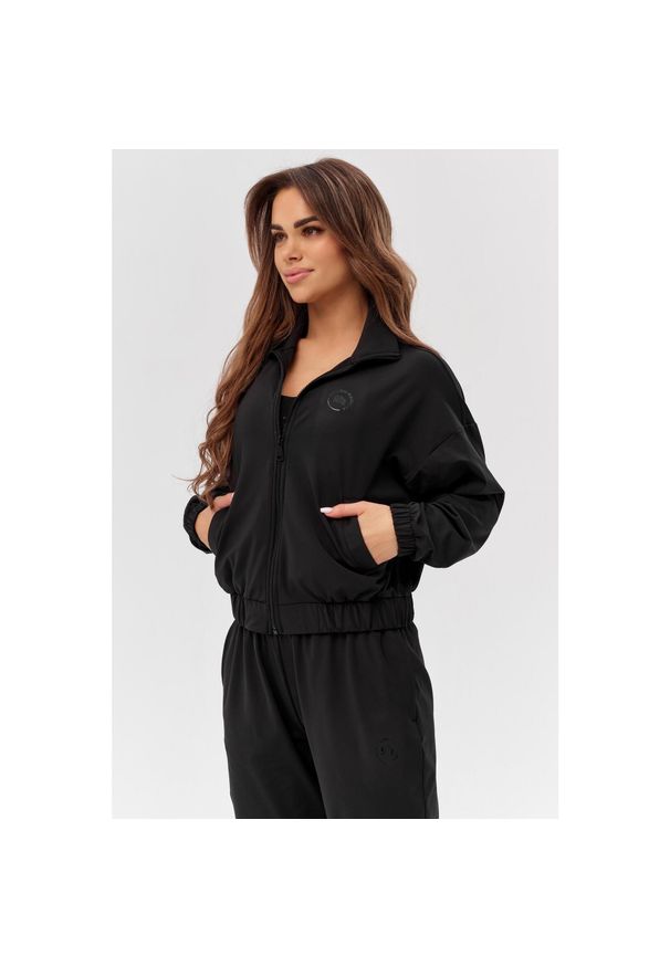 ROUGH RADICAL - Damska bluza dresowa Rough Radical Chillfit. Kolor: czarny. Materiał: dresówka. Sport: fitness