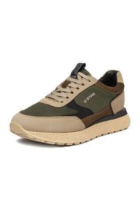 G-Star RAW - G-Star Raw Sneakersy EO-DAIIONA-01 MI08 Khaki. Kolor: brązowy. Materiał: nubuk, skóra