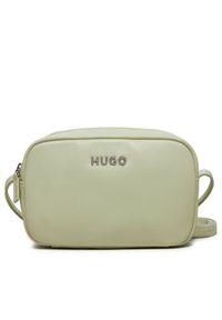 Hugo Torebka Chris SM Crossbody R 50485074 Zielony. Kolor: zielony. Materiał: skórzane