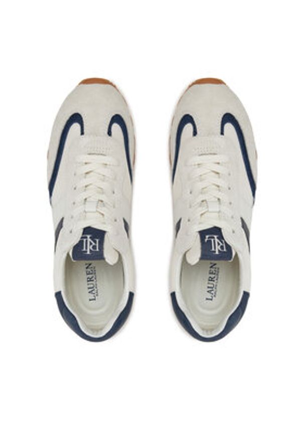 Lauren Ralph Lauren - LAUREN RALPH LAUREN Sneakersy Dani 802959613001 Biały. Kolor: biały. Materiał: skóra