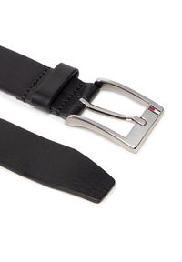 TOMMY HILFIGER - Tommy Hilfiger Pasek Męski New Aly Belt AM0AM08363 Czarny. Kolor: czarny. Materiał: skóra #2