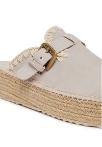 Mou Espadryle Jute clog plain MU.SW641000A Szary. Kolor: szary. Materiał: zamsz, skóra #4