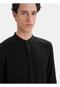 Hugo - HUGO Koszula Kaleb 50554719 Czarny Slim Fit. Kolor: czarny. Materiał: wiskoza #5