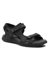 Sandały Bagheera Commander 86456-6 C0102 Black/Dark Grey. Kolor: czarny. Materiał: nubuk, skóra #1