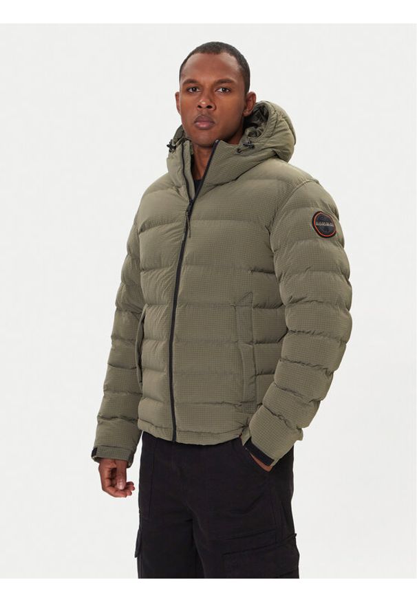 Napapijri Kurtka zimowa A-Terez NP0A88TG Zielony Regular Fit. Kolor: zielony. Materiał: syntetyk. Sezon: zima